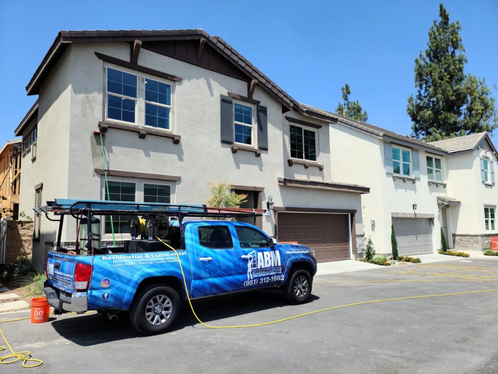 model home window cleaning service byt abm window cleaning